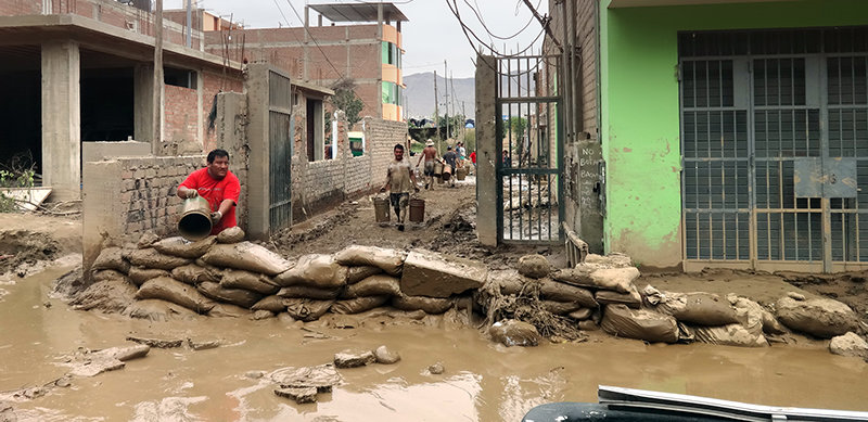 Проливные дожди в Перу