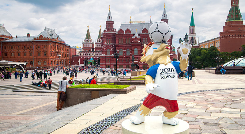 2018 FIFA World Cup in Moscow